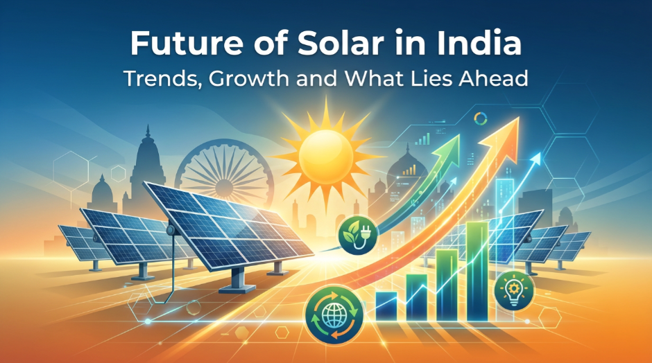 Future of solar in India with rising solar panels, clean energy growth and expanding renewable infrastructure